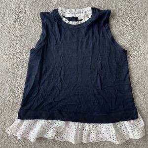 LOFT sleeveless blouse NEW